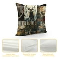 thumbnail image 4 of Autua Deer Hunting Graphic Decorative Throw Pillow Cover for Home Couch Living Room Bed Sofa Square 1PC 20x20in, 4 of 5