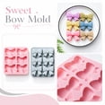 thumbnail image 2 of 6-Cavity Bowknot Silicone Dessert Mold, Ribbon Shape for Chocolate and Candy, Flexible Baking Tray for Cake Decorations, DIY Baking Supply, 2 of 6