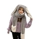 thumbnail image 1 of Advancent Bufanda 3 en 1, sombrero, guantes, cálido clima frío, calentador de manos de felpa, regalo para exteriores, decoración de ropa Suministros térmicos Gris, 1 of 6