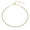 Gold-Tone, variant on Womens Cable Twist Choker Necklace 14K Yellow Gold Plated