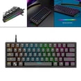 thumbnail image 3 of Teclados mecánicos de 61 teclas RGB iluminados para PC Gamer Programable con cable Hugo Kits de teclado intercambiables en caliente, 3 of 10