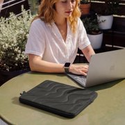 tomtoc 360 Protective Puffy Laptop Sleeve for 2026 13-inch MacBook Neo A3404 A18, Water-Resistant Quilted Soft Puffer Bag Shockproof Computer Case Work Bag Fits 12-13 Inch Surface Pro Copilot+ PC