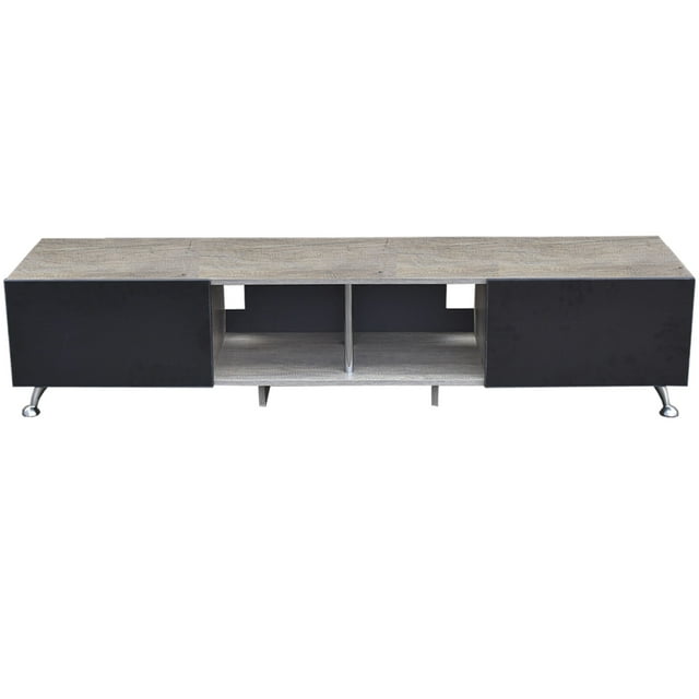 Mueble para TV de 90' Hogare Rustik Wood Negro London 2 mts