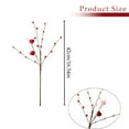 thumbnail image 3 of Bouquet de Fleurs Artificielles Saint-Valentin Décorations Artificielles Saint-Valentin Choix de Cœur avec Baies Rouges pour Décoration d'Anniversaire de Mariage Saint-Valentin Cadeaux pour Femmes Guirlande de Fleurs Artificielles, 3 of 5