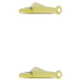 thumbnail image 2 of Youkk Needle Threader Embroidery Cross-stitch Guide Threading Tools Leather Leathercraft Fabric Handmade Pin Thread Insertion Yellow 1PC 2Set, 2 of 6