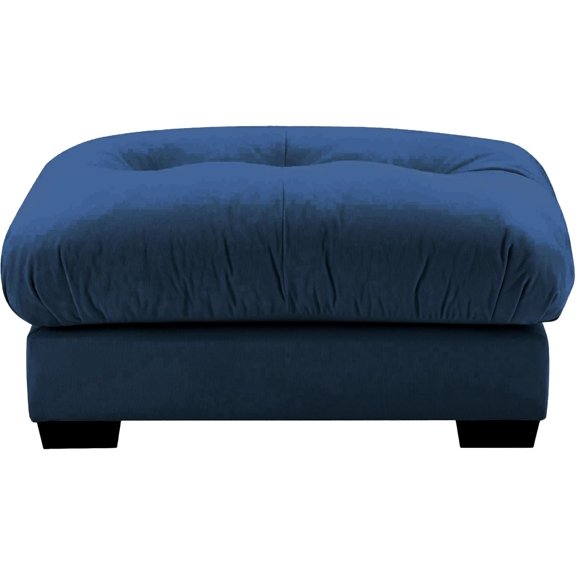 Blue Ottoman for Modular Sectional Sofa, Single Sofa, Ottoman Seat for Convertible Sectional Couch, Velvet Sofas Couch for Living Room, Bedroom, Apartment