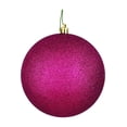 thumbnail image 4 of Vickerman 4.75" Berry Red 4-Finish Ball Ornament Assortment, 4 per Box, 4 of 4