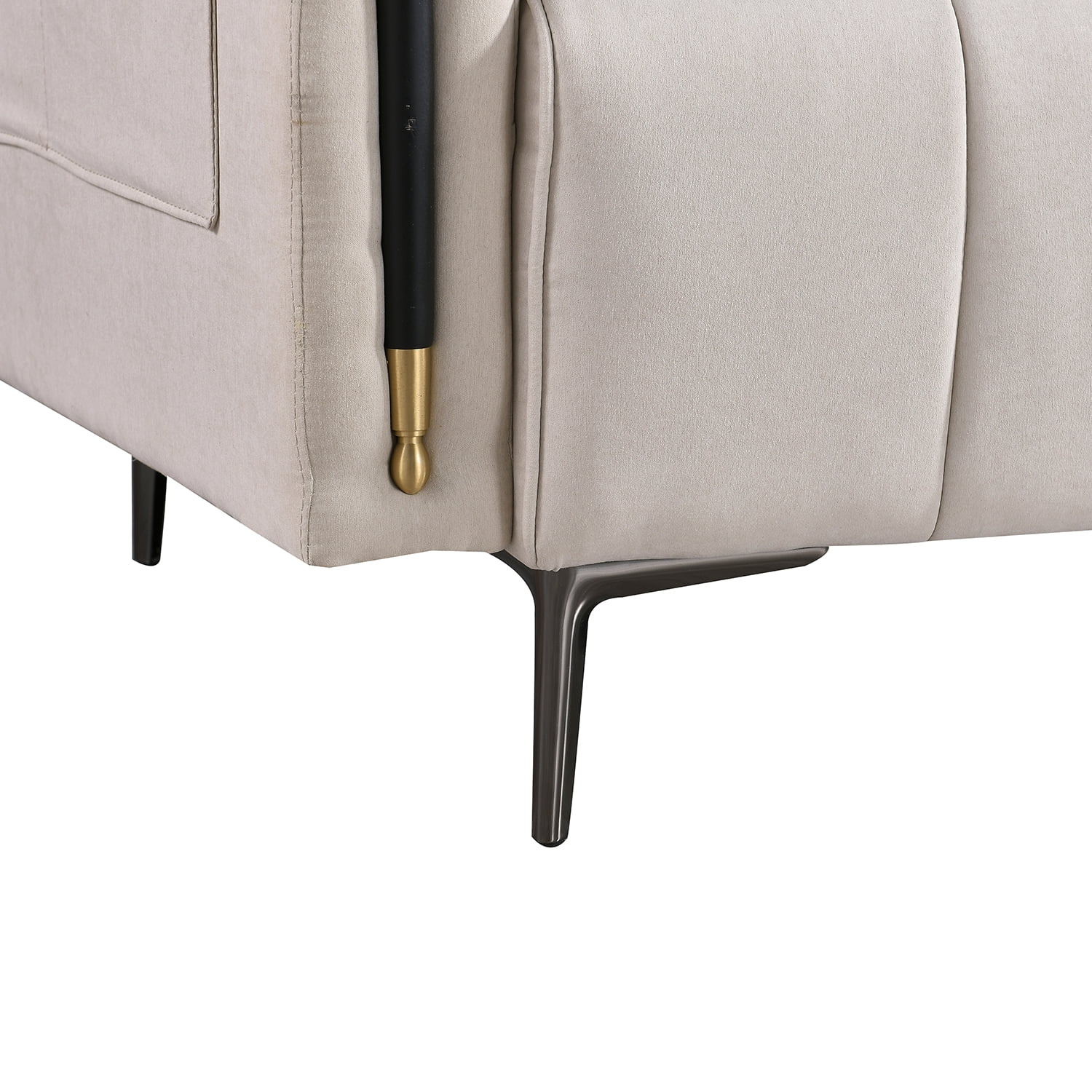 Kadyn Fabric Loveseats Couch, 76.3 inch Modern Sofa with 2 Side Pockets, Deep Seat Sofa for Apartment, Movable Back, Rice White Kadyn Fabric Loveseats Couch, 76.3 inch Modern Sofa with 2 Side Pockets, Deep Seat Sofa for Apartment, Movable Back, Rice White