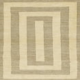 thumbnail image 1 of Ahgly Company Indoor Square Abstract Brown Gold Solid Area Rugs, 5' Square, 1 of 6