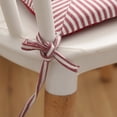 thumbnail image 4 of Nvzi Cojín de asiento marrón - 4 piezas de 15,7 × 15,7 × 1,18 pulgadas, cojín de asiento cómodo para silla de cocina, adecuado para la decoración del hogar, la cocina y el comedor., 4 of 5
