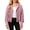 Pink-ZxQD, variant on Vdoaml Girls Fringe Suede Jacket Kids Open Front Lapel Cropped Western Outerwear Children Long Sleeve Cowboy Coat 7-8 Years Pink