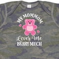thumbnail image 4 of Inktastic Mommom Loves Me Girls Bear Girls Baby Bodysuit, 4 of 5
