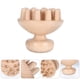 thumbnail image 4 of Mushroom-shaped wooden scalp massage brush, relaxing and massaging. Hair care., 4 of 4