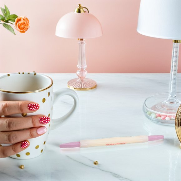 WASHWEPE 4Ud Herramientas Para Manicura Con Piedra De Doble Para Y Eliminación De Muerta
