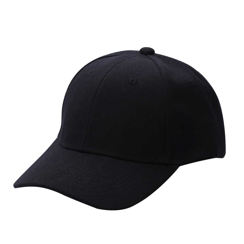 Fitted Classic Curved Bill Baseball Hat Plain Blank Sport Ball Cap