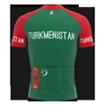 thumbnail image 2 of Turkmenistan Full Zipper Bike Short Sleeve Cycling Jersey  for Men - Size 4XL, 2 of 4