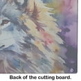 thumbnail image 3 of Wolves Wolf Glass Cutting Board Large 12 in x 15 in, 3 of 5