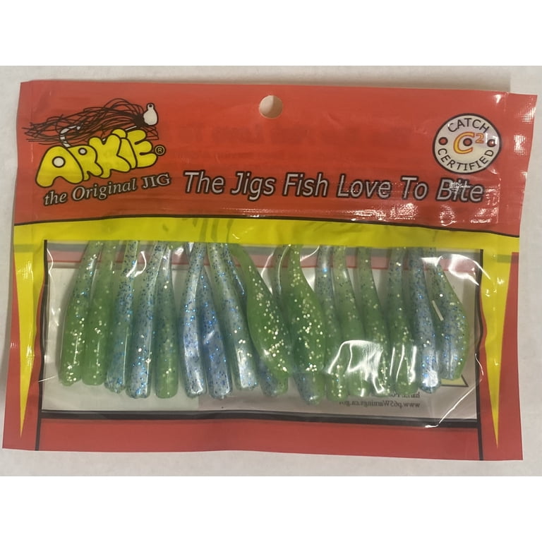 arke fishing lure (2 pack) Arkie Lures Sexee Tail Shad Fishing Lure, Sexee Shad, 18 Count