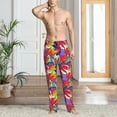 thumbnail image 2 of Fotbe Colorful Bananas Pantalones de Pijama para Hombre, Pantalones de Dormir, Pantalones de Casa con Cintura Ajustable y Bolsillos-XX-Large, 2 of 6
