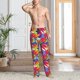 thumbnail image 2 of Balery Colorful Bananas Pantalones de pijama para hombre, pijama ultraligero, pantalón de descanso-Large, 2 of 6