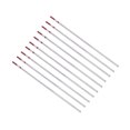 thumbnail image 4 of Juego de electrodos de tungsteno y cerio, 10 piezas, 150 mm para soldadura por arco, ideal para uso industrial y mecánico, 2,4 mm de diámetro., 4 of 8