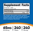 thumbnail image 2 of Nutricost Iron (As Ferrous Sulfate) 65mg, 240 Tablets - Non-GMO, Gluten Free Supplement, 2 of 5