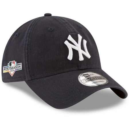 New York Yankees New Era 2019 Postseason Side Patch 9TWENTY Adjustable Hat - Navy -