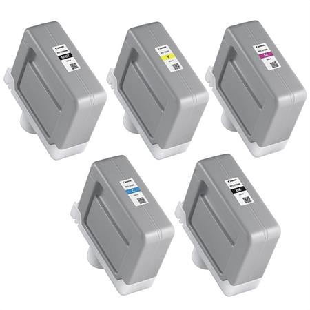UPC: 0192223009257 | Canon PFI-310 330ml Pigment Ink Tank Bundle – Includes Matte Black / Black / Cyan / Magenta / Yellow