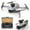Gray, variant on Fanshiluo Drone with Camera for Adults WiFi FPV Drone With Dual 1080P HD Camera Altitude Hold Mode Foldable RC Drone Quadcopter Circle Fly,Route Fly,Altitude Hold,Headless Mode