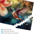 thumbnail image 3 of 500 pcs 500 Piece Vibrant Wooden Jigsaw Puzzle Hummingbirds collect honey,High difficulty puzzle,Exquisite Hummingbirds collect honey Puzzles 500 Piece,for Bird Lovers Gift,Stress relieving puzzle, 3 of 6