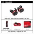 thumbnail image 3 of Auriculares Bluetooth Jobsite Milwaukee 2191-21 REDLITHIUM USB, 3 of 6