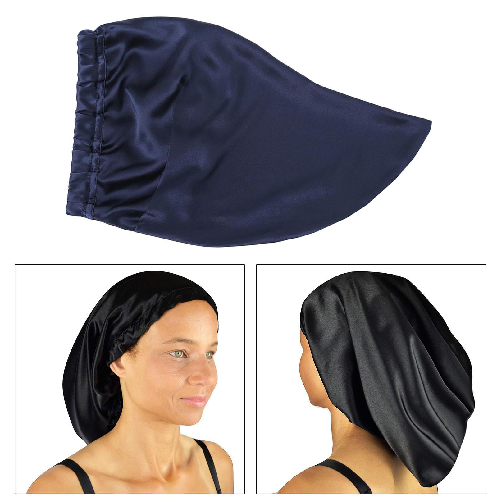FVDPWYE Hats Hair Night Sleeping Hair Bonnet Hat Navy