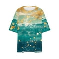 thumbnail image 4 of Zuesphe Cute Tops for Women Going Out Sparkly Womens Shirts Casual Plus Size Work Blouses for Women Office Summer Tunics for Women 2025 Vacation, 4 of 5