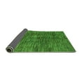 thumbnail image 2 of Ahgly Company Indoor Round Abstract Green Modern Area Rugs, 7' Round, 2 of 4