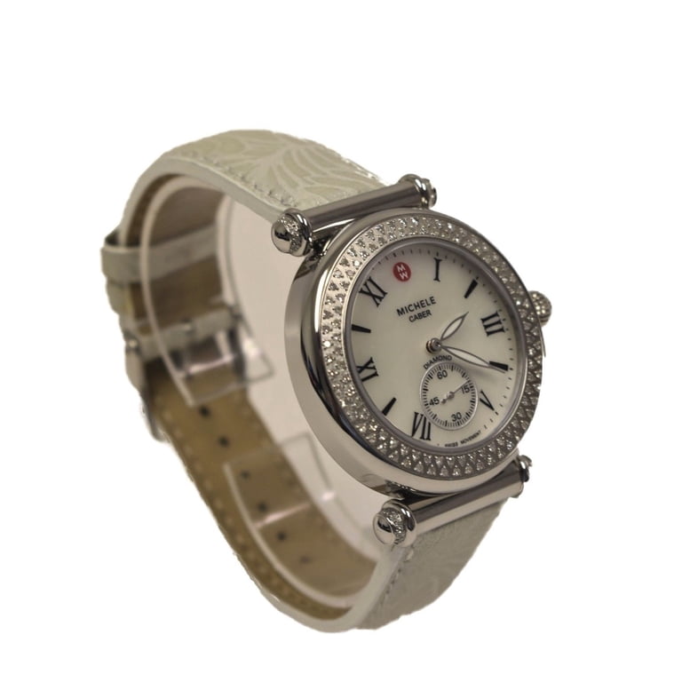 MICHELE CABER SILVER TONE DIAMOND WOMEN display picture 3