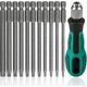 thumbnail image 1 of Set of 12 Torx Screwdrivers T6-T40, Long Screwdriver 120mm Magnetic Hand Screwdriver Sets T6-T40 Repair Tools, Magnetic Ratchet Screwdriver for Cordle, 1 of 5