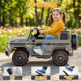 thumbnail image 6 of East doll 12V Power Ride on Toys for Toddlers, Kid Electric Car, G63 G Wagon Licensed Mercedes-Benz with Remote Controls, Aged 2-4Y,Gray, 6 of 7