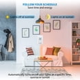 thumbnail image 3 of Ortis 7-Day Programmable In-Wall Timer Switch, Sunrise/Sunset & Random Mode, LCD, for Lights/Fans, Neutral Wire Required, 3 of 7