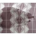 thumbnail image 4 of oneOone Viscose Chiffon Fabric Triangle & Hexagon Geometric Printed Fabric 1 Yard 42 Inch Wide, 4 of 4