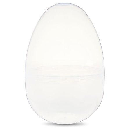Jumbo 16 inch Giant Clear Fillable Plastic Easter Egg, Great for Decor and Baskets (Pack of 1)