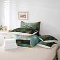 thumbnail image 5 of YST 7Pcs Hunting and Fishing Pattern Comforter Set, Full Size Bed in a Bag (1 Comforter, 1 Flat Sheet, 1 Fitted Sheet, 2 Pillowcases, 2 Throw Pillow Covers), 5 of 5