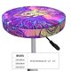 thumbnail image 4 of Balery Elephant in Tribal Style Fundas de asiento para taburete de bar redondo de tela de terciopelo ajustables que protegen de arañazos y manchas para sillas de 14 a 17 pulgadas.-14 inch, 4 of 7