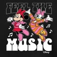 thumbnail image 3 of Disney - Mickey & Friends - Daisy Dances with Minnie - Feel the Music - Toddler And Youth Long Sleeve Graphic T-Shirt, 3 of 5