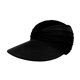 thumbnail image 3 of Sombreros de moda para mujer, visera solar, sombrero sólido ancho de verano, viseras de protección, gorra de playa con cola de caballo, sombrero para mujer, 3 of 4