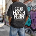 thumbnail image 5 of Christian Graphic T Shirts for Men Vintage Acid Wash Tshirt Oversized Short Sleeve Faith Shirts Casual Streetwear Summer Tops, 5 of 6