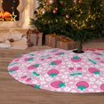 thumbnail image 6 of Yiaed Cherry Strawberry Print Christmas Tree Skirt , Tree SkirtsTree Mat for Christmas Winter Holiday Indoor Decorations-36", 6 of 7