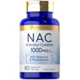 thumbnail image 1 of Suplemento Carlyle NAC N-acetil cisteína 1000 mg 80 cápsulas, 1 of 5