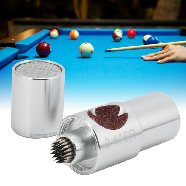 Zaqw Stick Tip Tapper,Pool Stick Tip Tool,Aluminium Billiard Pool Tip
