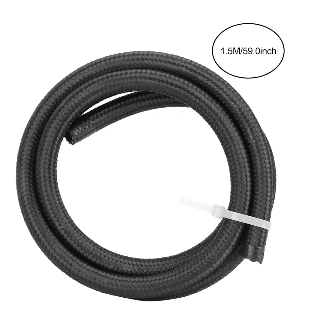 Air Fuel Ethanol Oil Line Hose Car Modification PTFE Nylon Stainless