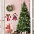 thumbnail image 3 of Destyer 2piece Stable Fixed Reflective Magnets For Car No Damage And Easy To Apply Christmas Decorations Dog 1Set, 3 of 6